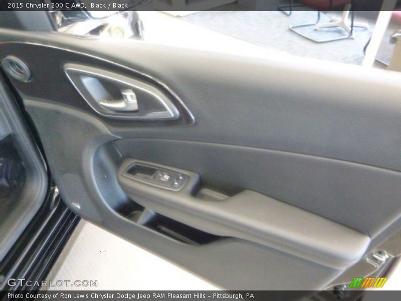 Black / Black 2015 Chrysler 200 C AWD