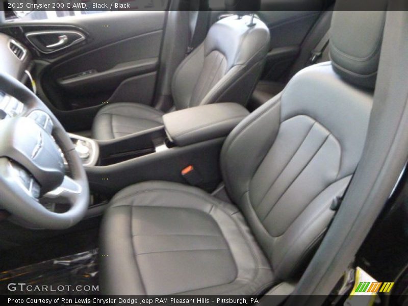Black / Black 2015 Chrysler 200 C AWD