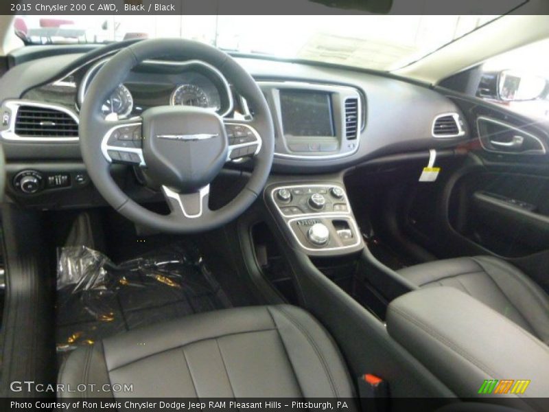 Black / Black 2015 Chrysler 200 C AWD