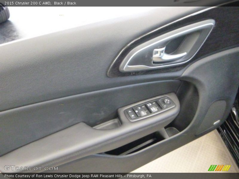 Black / Black 2015 Chrysler 200 C AWD