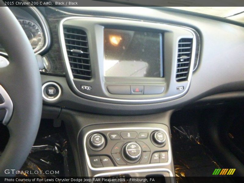 Black / Black 2015 Chrysler 200 C AWD