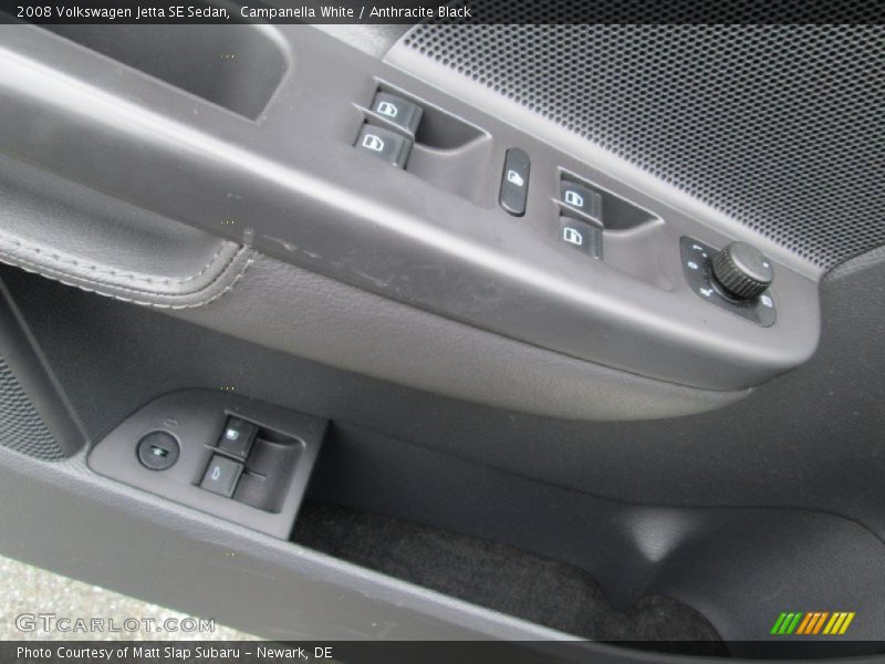 Campanella White / Anthracite Black 2008 Volkswagen Jetta SE Sedan