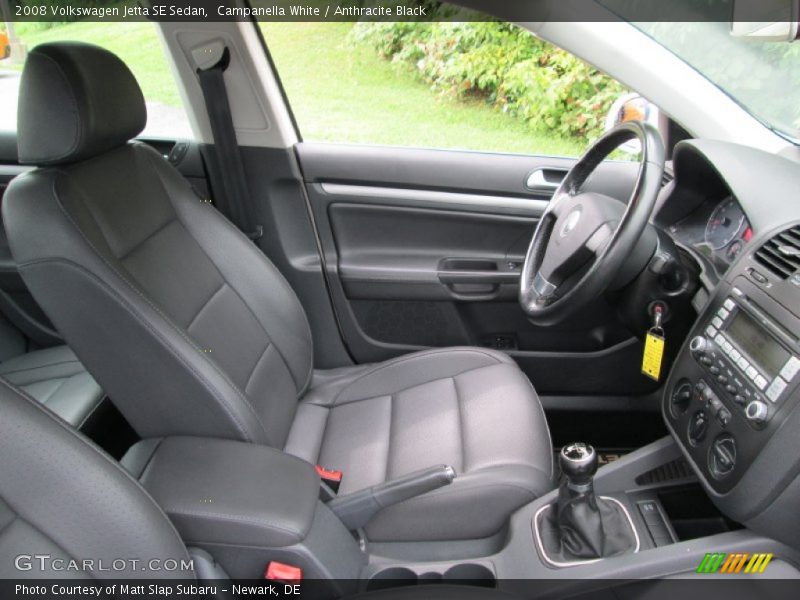 Campanella White / Anthracite Black 2008 Volkswagen Jetta SE Sedan