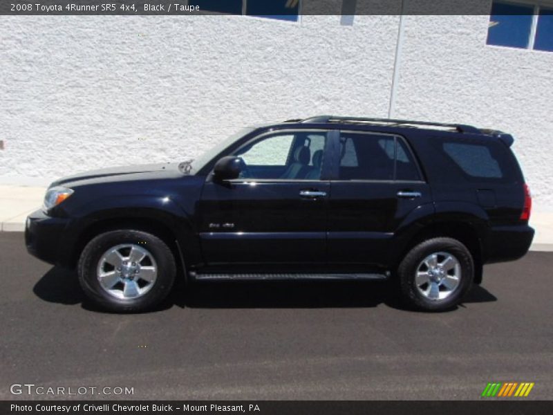 Black / Taupe 2008 Toyota 4Runner SR5 4x4