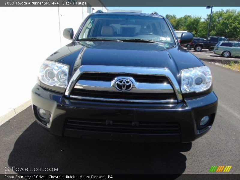 Black / Taupe 2008 Toyota 4Runner SR5 4x4
