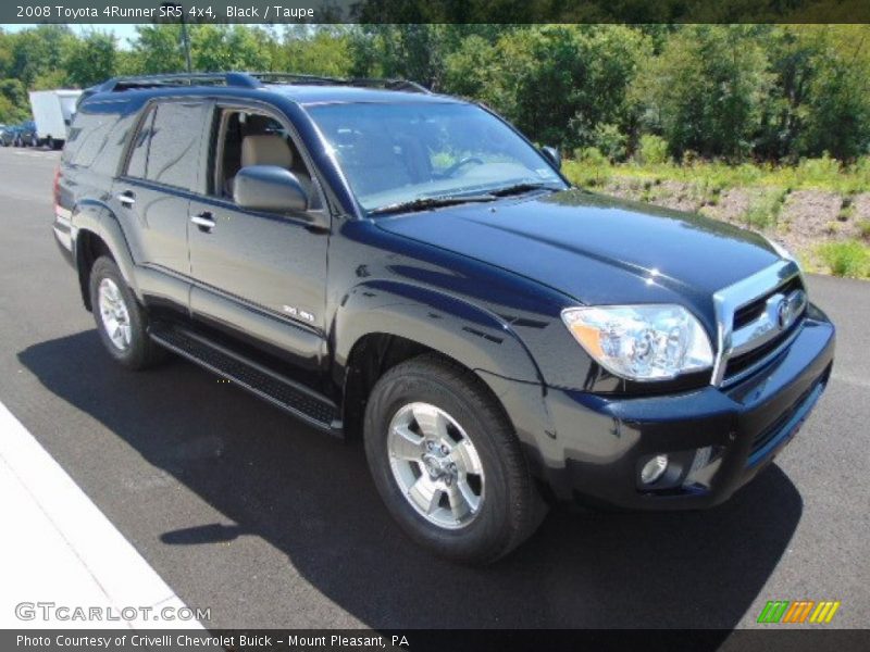 Black / Taupe 2008 Toyota 4Runner SR5 4x4