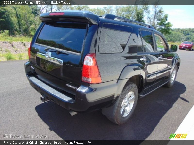 Black / Taupe 2008 Toyota 4Runner SR5 4x4