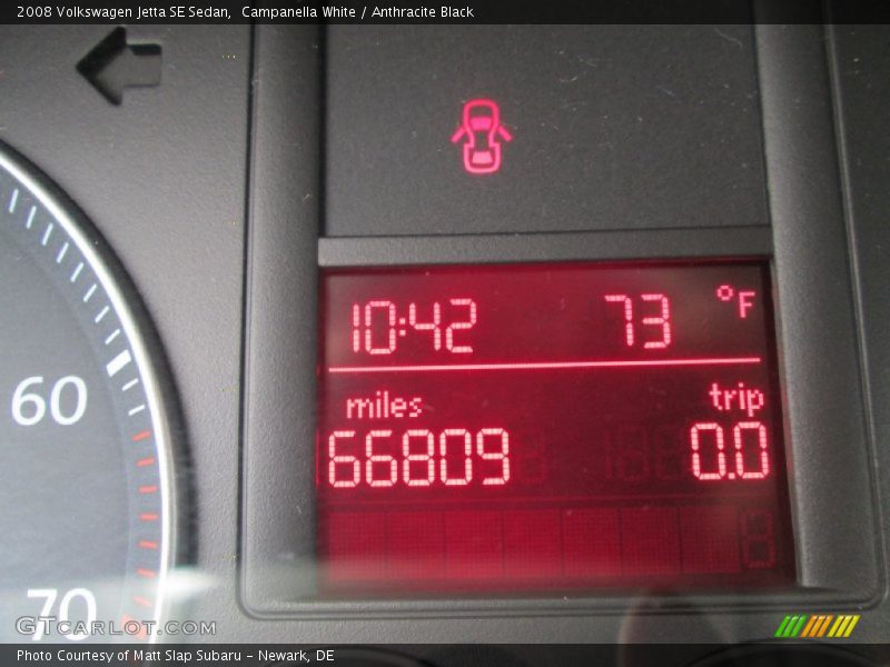 Campanella White / Anthracite Black 2008 Volkswagen Jetta SE Sedan