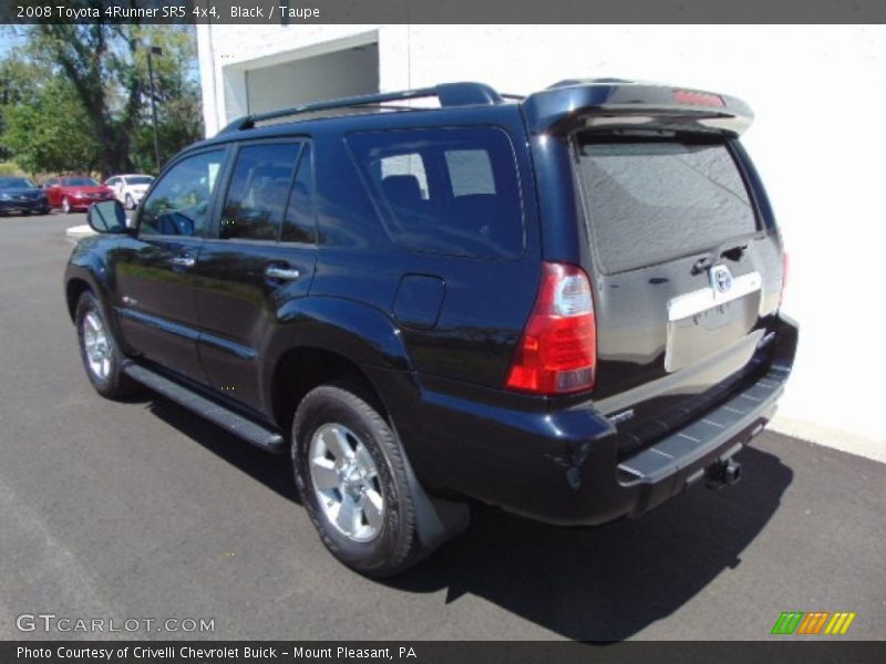 Black / Taupe 2008 Toyota 4Runner SR5 4x4