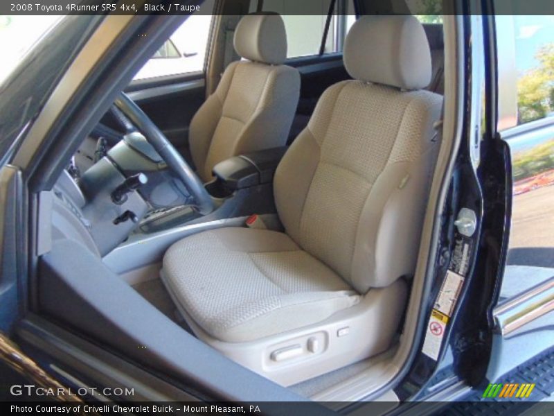 Black / Taupe 2008 Toyota 4Runner SR5 4x4