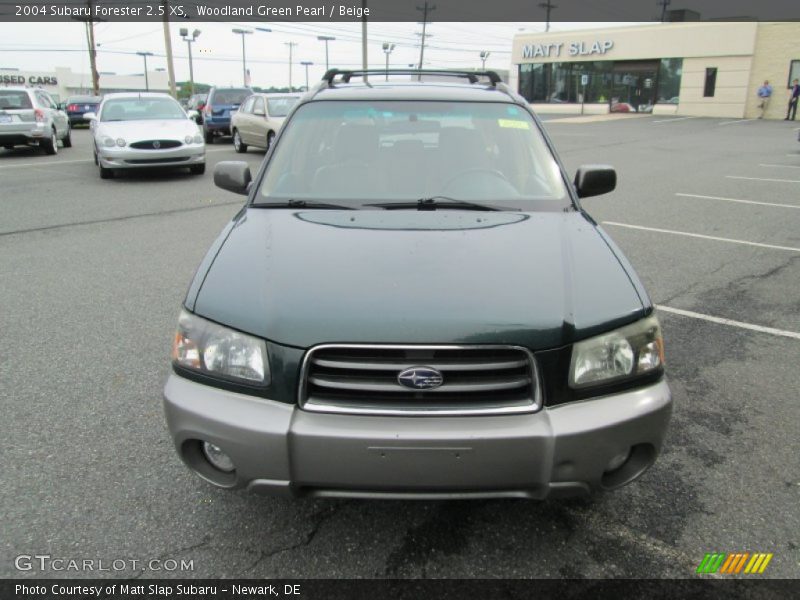 Woodland Green Pearl / Beige 2004 Subaru Forester 2.5 XS