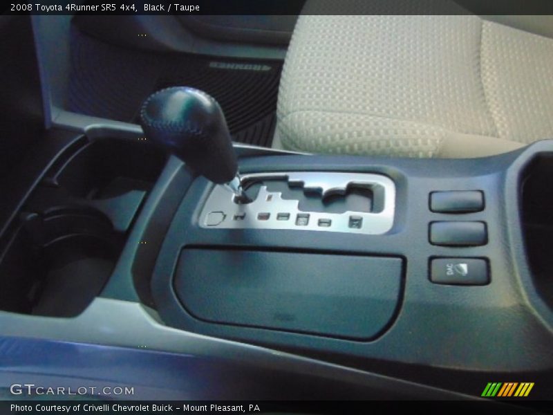 Black / Taupe 2008 Toyota 4Runner SR5 4x4