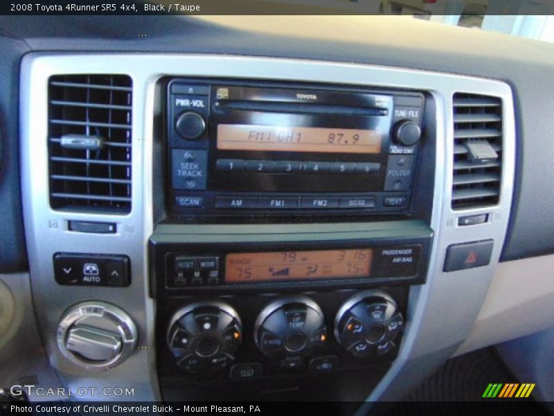 Black / Taupe 2008 Toyota 4Runner SR5 4x4
