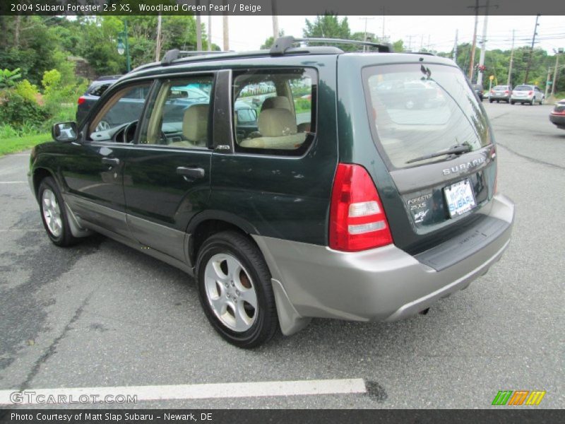 Woodland Green Pearl / Beige 2004 Subaru Forester 2.5 XS