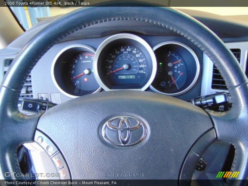 Black / Taupe 2008 Toyota 4Runner SR5 4x4