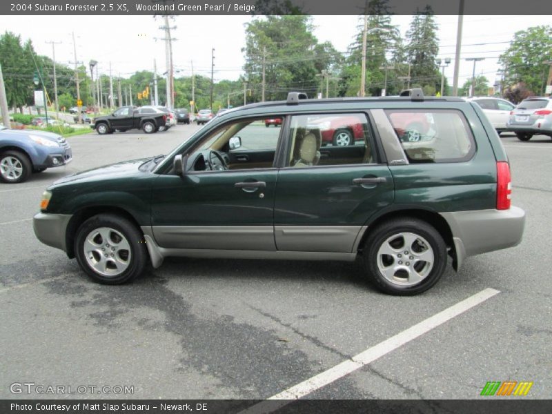 Woodland Green Pearl / Beige 2004 Subaru Forester 2.5 XS