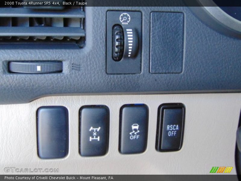 Black / Taupe 2008 Toyota 4Runner SR5 4x4
