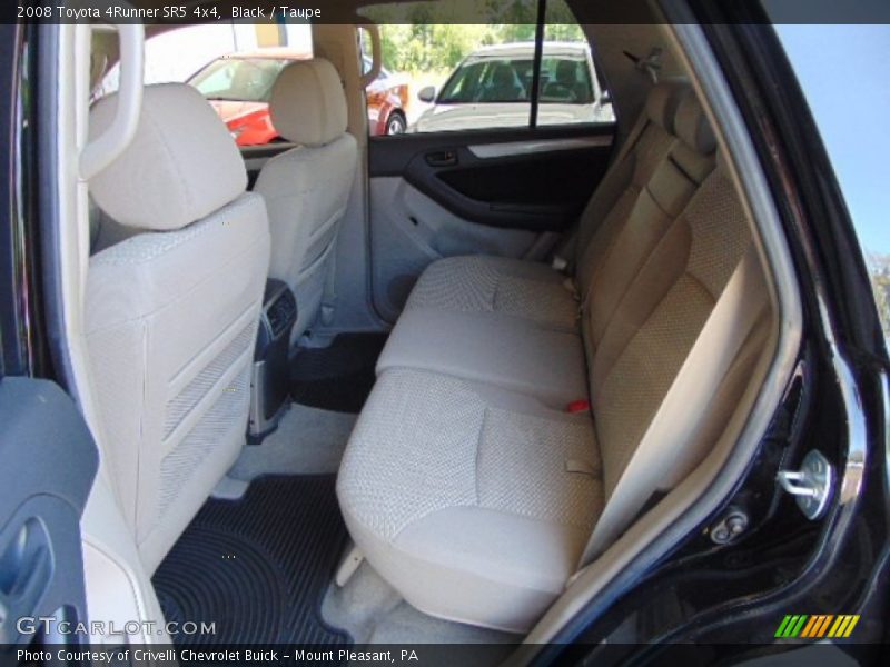 Black / Taupe 2008 Toyota 4Runner SR5 4x4