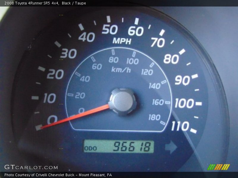 Black / Taupe 2008 Toyota 4Runner SR5 4x4