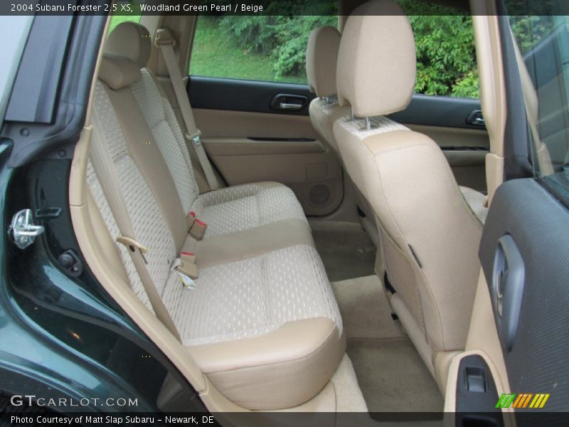 Rear Seat of 2004 Forester 2.5 XS