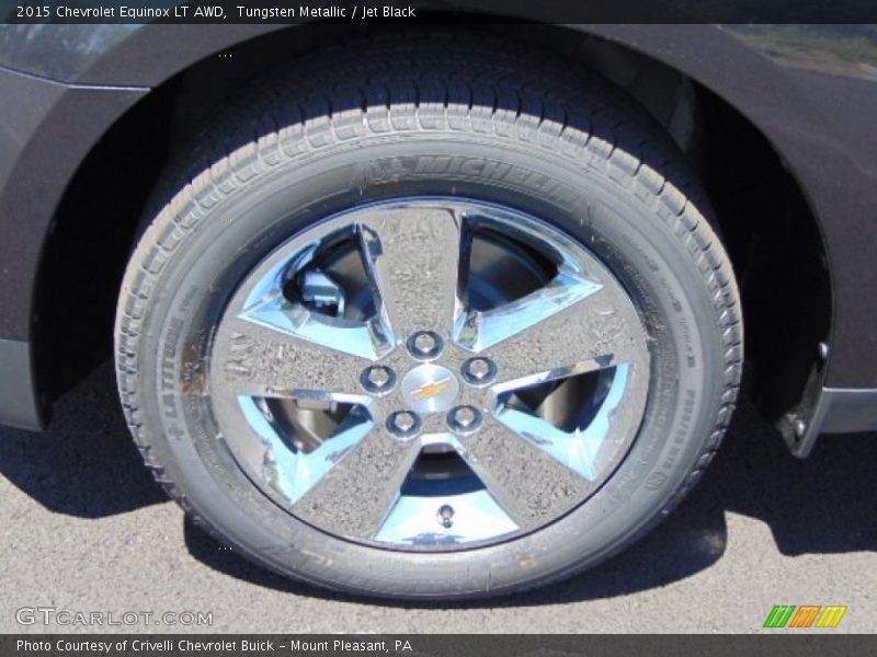 Tungsten Metallic / Jet Black 2015 Chevrolet Equinox LT AWD