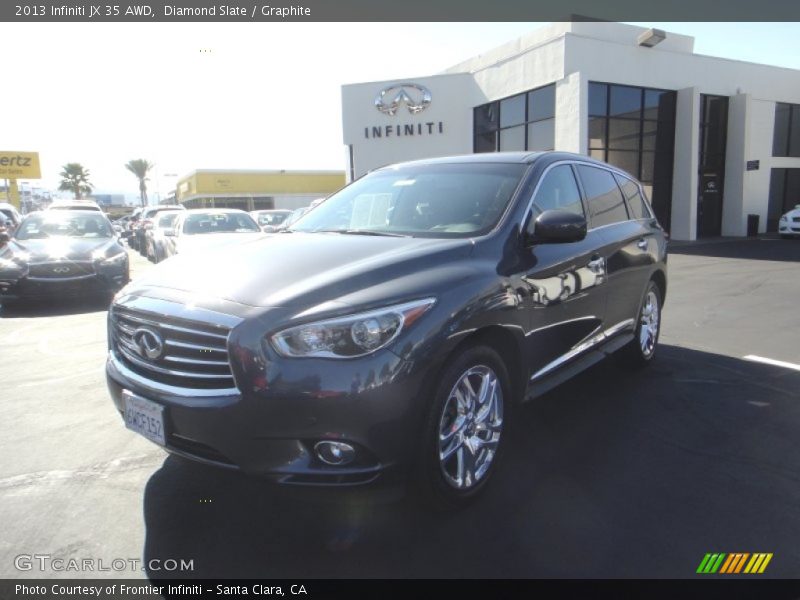 Diamond Slate / Graphite 2013 Infiniti JX 35 AWD