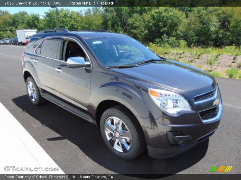 Tungsten Metallic / Jet Black 2015 Chevrolet Equinox LT AWD