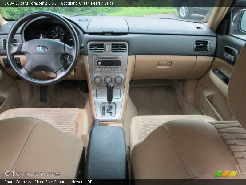 Dashboard of 2004 Forester 2.5 XS