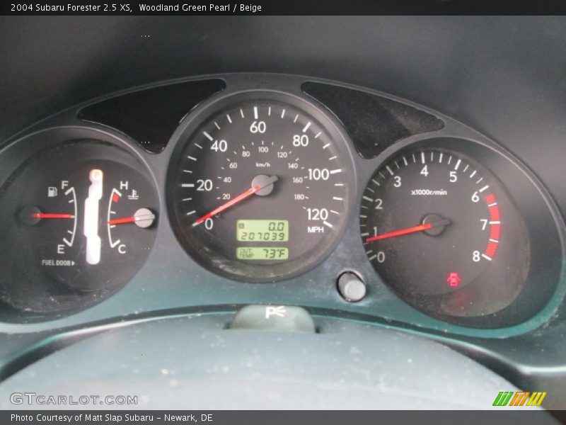  2004 Forester 2.5 XS 2.5 XS Gauges