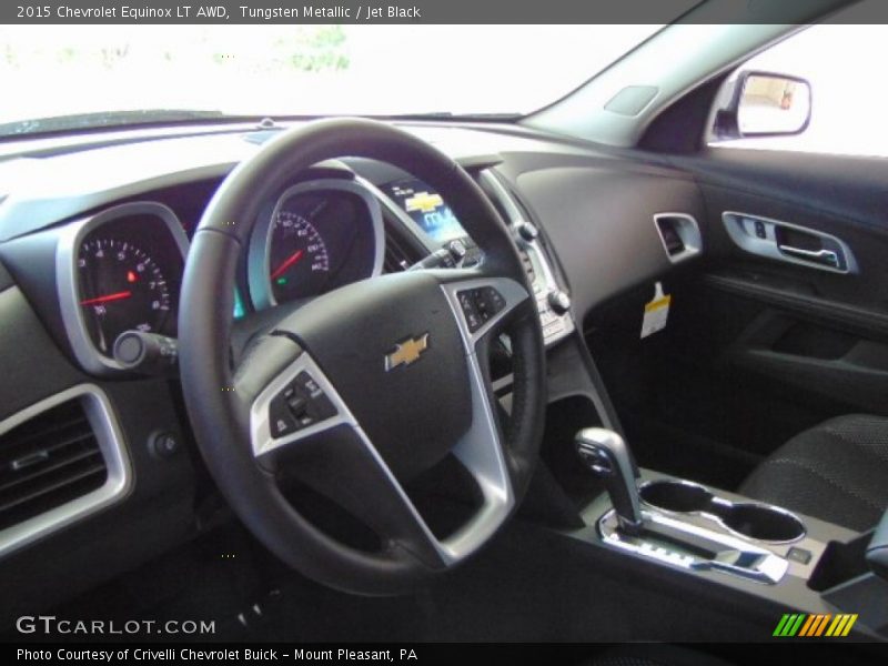 Tungsten Metallic / Jet Black 2015 Chevrolet Equinox LT AWD