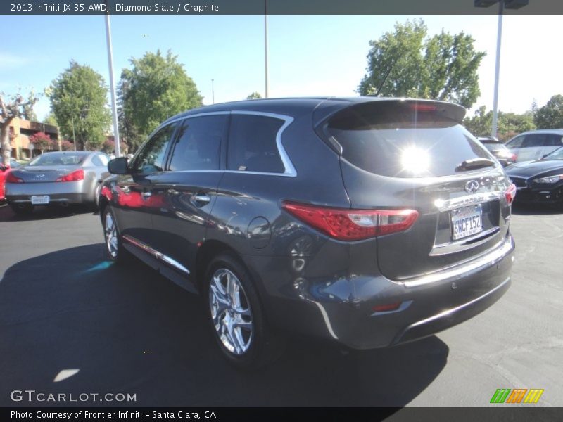 Diamond Slate / Graphite 2013 Infiniti JX 35 AWD