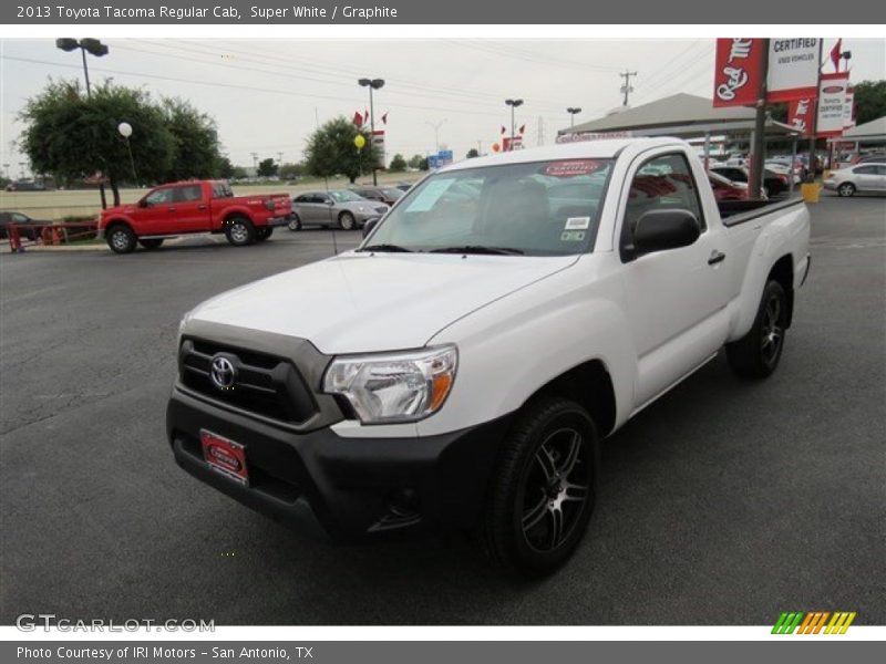 Super White / Graphite 2013 Toyota Tacoma Regular Cab