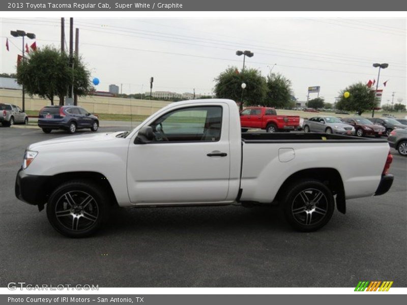 Super White / Graphite 2013 Toyota Tacoma Regular Cab