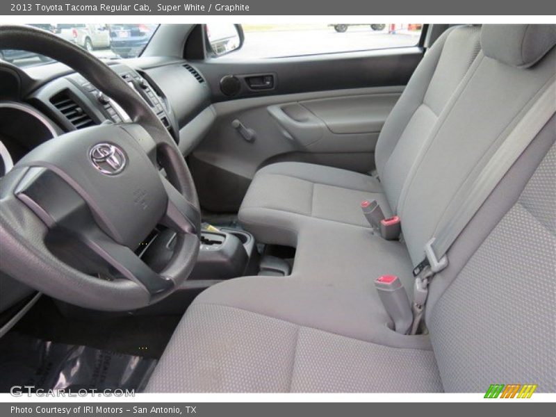 Super White / Graphite 2013 Toyota Tacoma Regular Cab