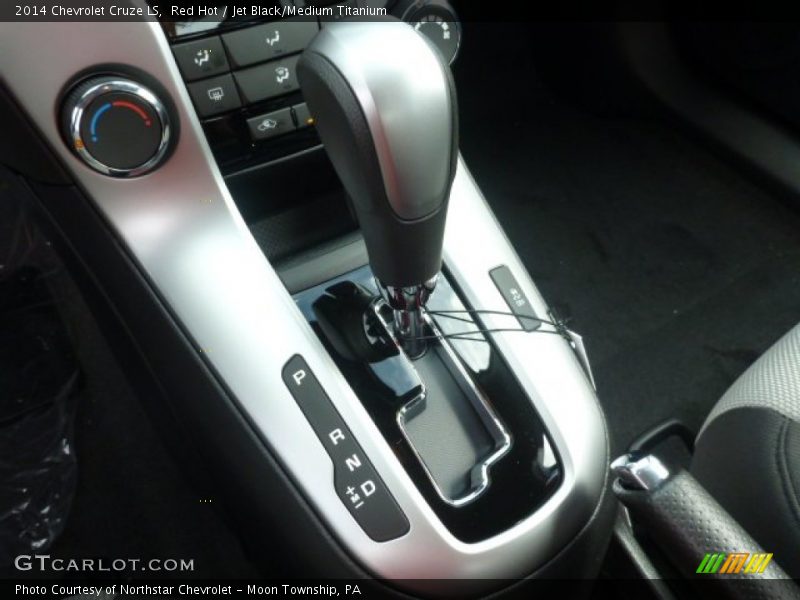 Red Hot / Jet Black/Medium Titanium 2014 Chevrolet Cruze LS