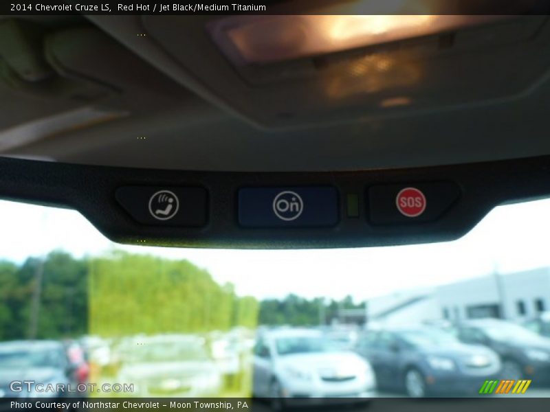 Red Hot / Jet Black/Medium Titanium 2014 Chevrolet Cruze LS