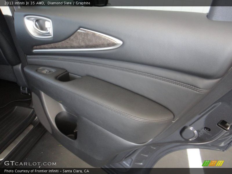 Diamond Slate / Graphite 2013 Infiniti JX 35 AWD