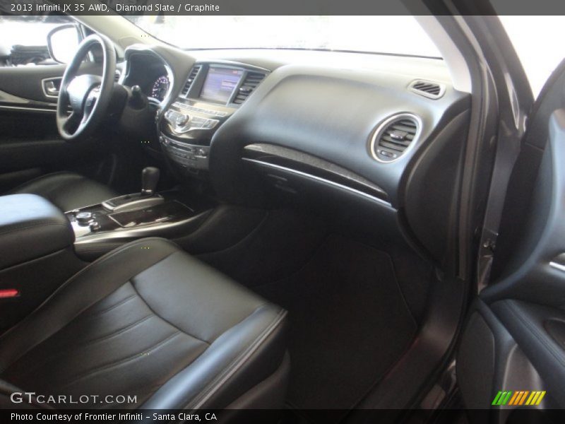 Diamond Slate / Graphite 2013 Infiniti JX 35 AWD