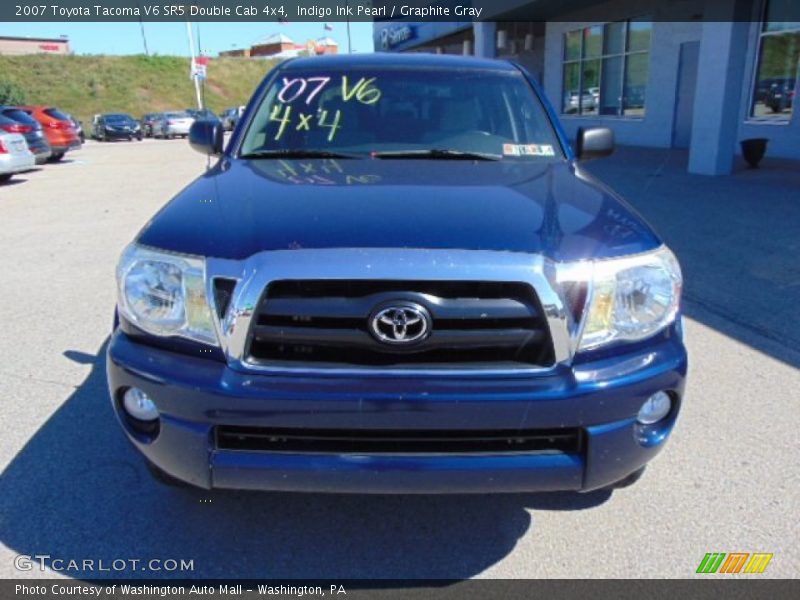 Indigo Ink Pearl / Graphite Gray 2007 Toyota Tacoma V6 SR5 Double Cab 4x4
