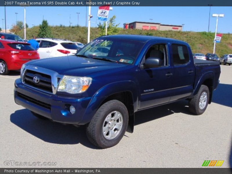 Indigo Ink Pearl / Graphite Gray 2007 Toyota Tacoma V6 SR5 Double Cab 4x4