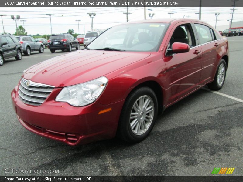 Inferno Red Crystal Pearl / Dark Slate Gray/Light Slate Gray 2007 Chrysler Sebring Touring Sedan