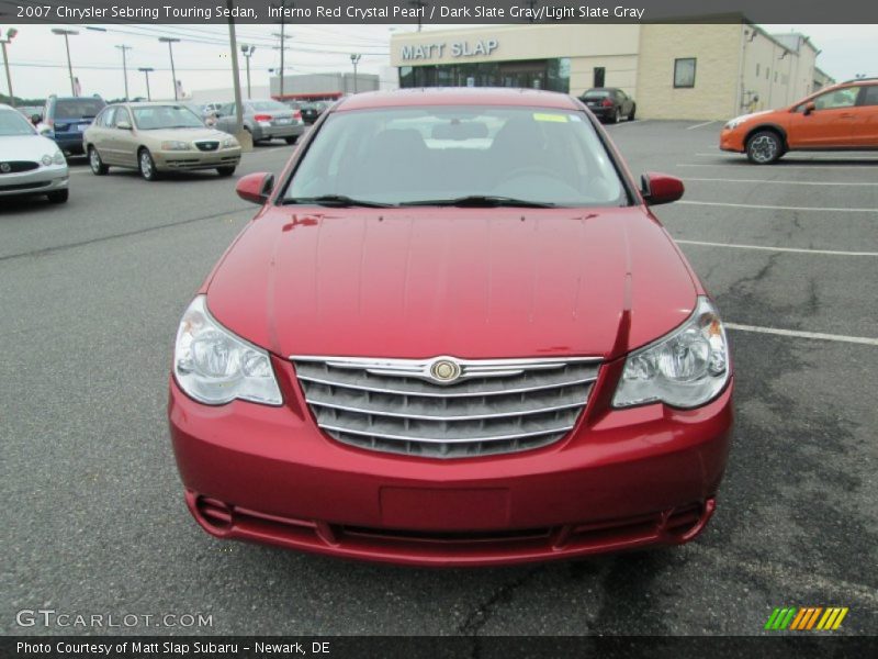 Inferno Red Crystal Pearl / Dark Slate Gray/Light Slate Gray 2007 Chrysler Sebring Touring Sedan