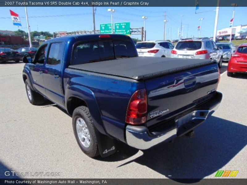 Indigo Ink Pearl / Graphite Gray 2007 Toyota Tacoma V6 SR5 Double Cab 4x4