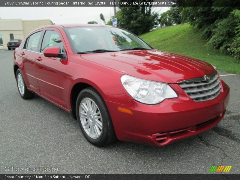 Inferno Red Crystal Pearl / Dark Slate Gray/Light Slate Gray 2007 Chrysler Sebring Touring Sedan