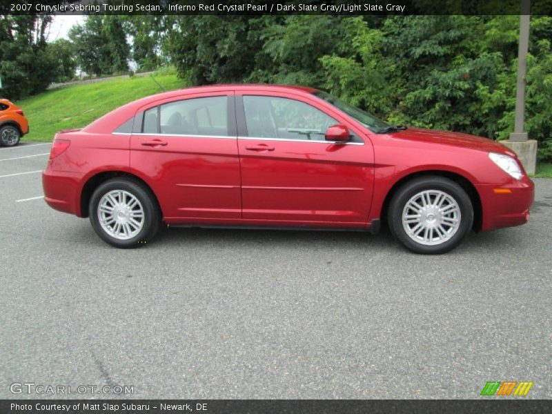 Inferno Red Crystal Pearl / Dark Slate Gray/Light Slate Gray 2007 Chrysler Sebring Touring Sedan