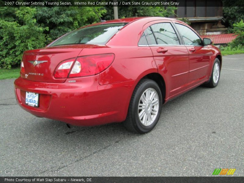 Inferno Red Crystal Pearl / Dark Slate Gray/Light Slate Gray 2007 Chrysler Sebring Touring Sedan