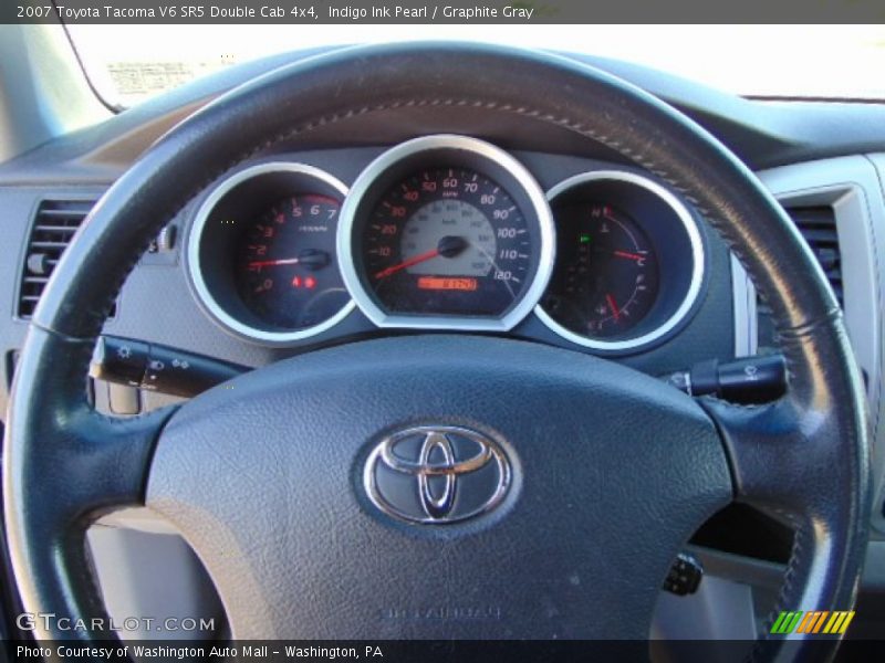Indigo Ink Pearl / Graphite Gray 2007 Toyota Tacoma V6 SR5 Double Cab 4x4