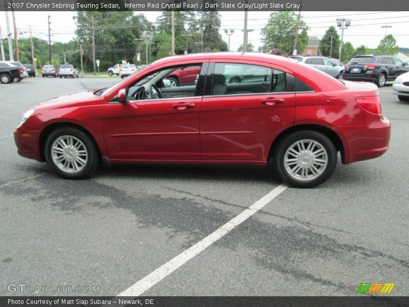 Inferno Red Crystal Pearl / Dark Slate Gray/Light Slate Gray 2007 Chrysler Sebring Touring Sedan