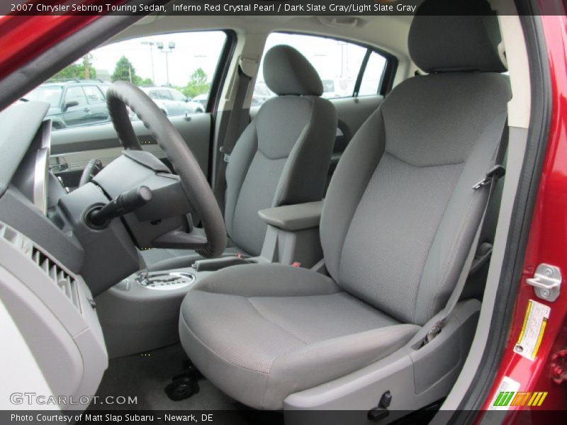 Inferno Red Crystal Pearl / Dark Slate Gray/Light Slate Gray 2007 Chrysler Sebring Touring Sedan