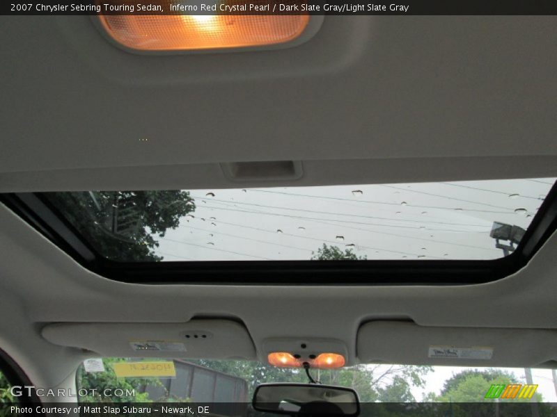 Inferno Red Crystal Pearl / Dark Slate Gray/Light Slate Gray 2007 Chrysler Sebring Touring Sedan